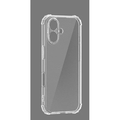 Védőtok, Vivimall, Apple iPhone 16-hoz, TPU Protect Plus, Porvédővel, Átlátszó