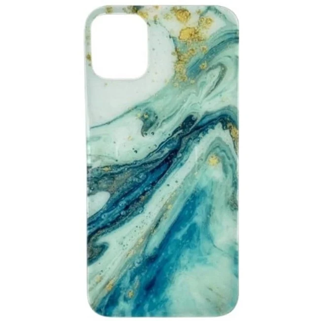 Védőtok, Vivimall, Apple iPhone 7/8/SE 2020 készülékhez, Márványüveg, 1-es modell