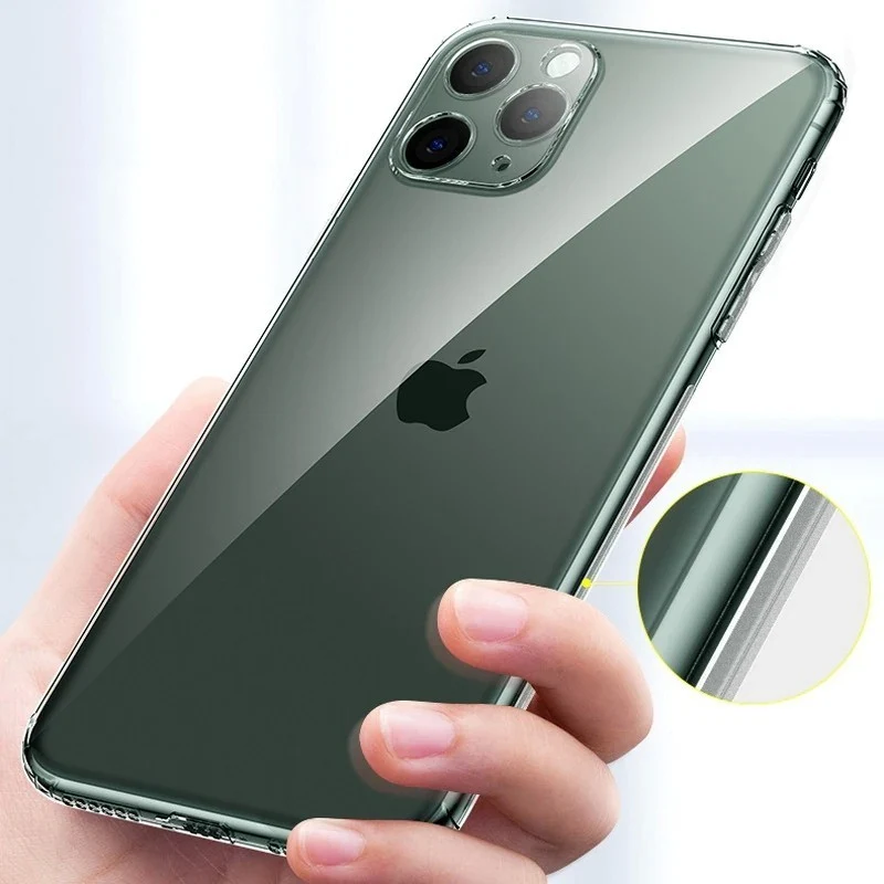 Védőtok, Vivimall, Protect Plus, Apple iPhone 14 Pro készülékhez, átlátszó
