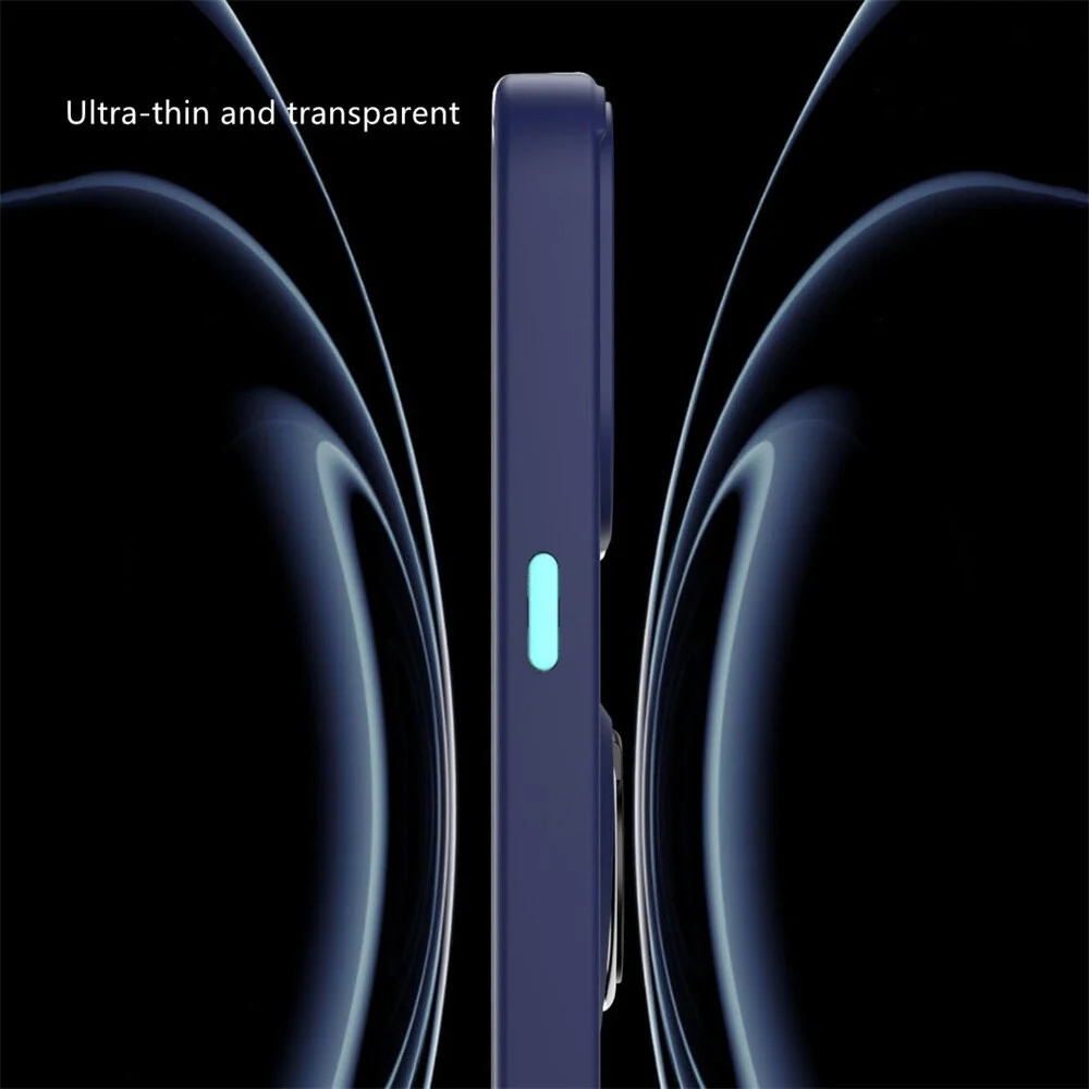 Vivimall Anti Fall Metal Bracket tok Apple iPhone 14-hez, ütésálló, színes élekkel, mágneses gyűrűvel, kék