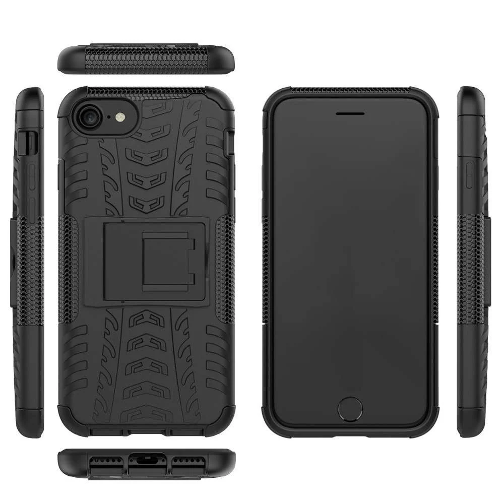 Vivimall Apple iPhone 11 Pro Max Defender Model 3 tok, támasztékkal, fekete