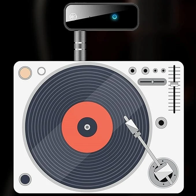 Vivimall Bluetooth B46 autós audio adapter, 3.5mm Jack, fekete