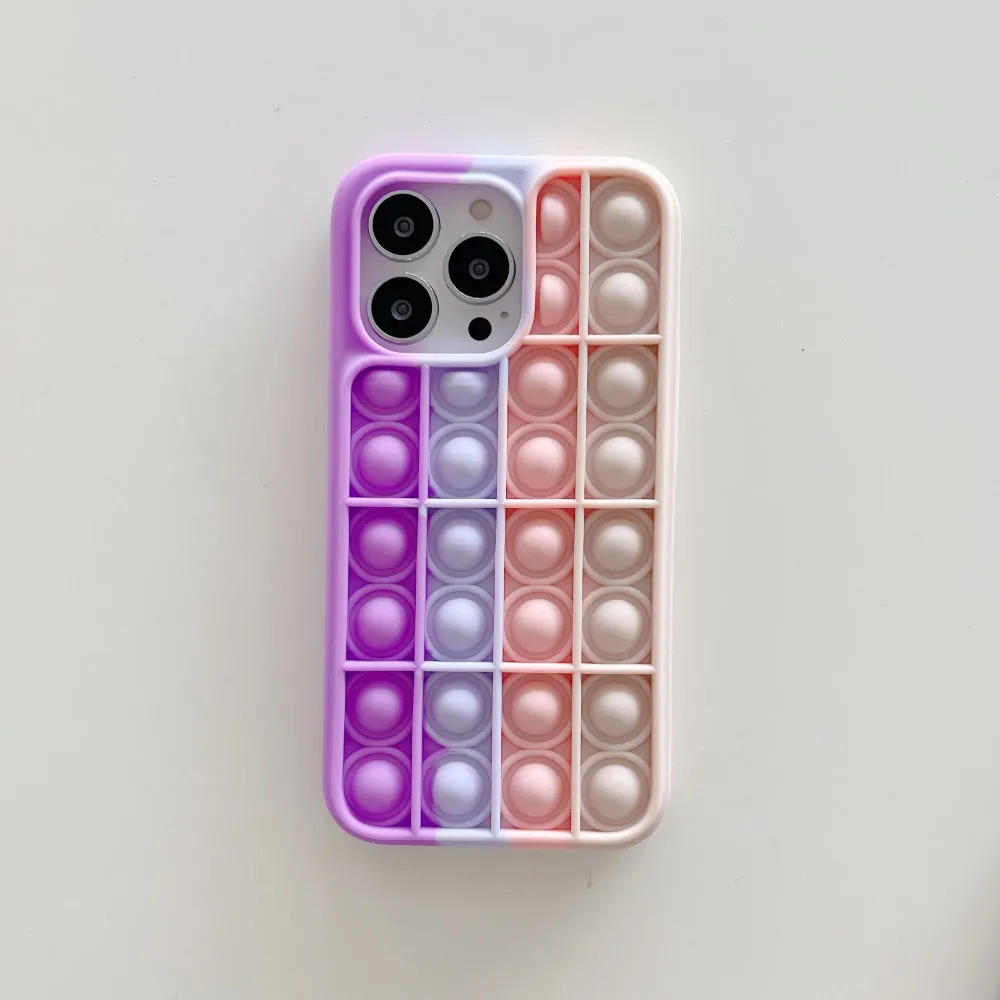 Vivimall Pop It védőtok, Apple iPhone 13 kompatibilis, 2-es modell, többszínű