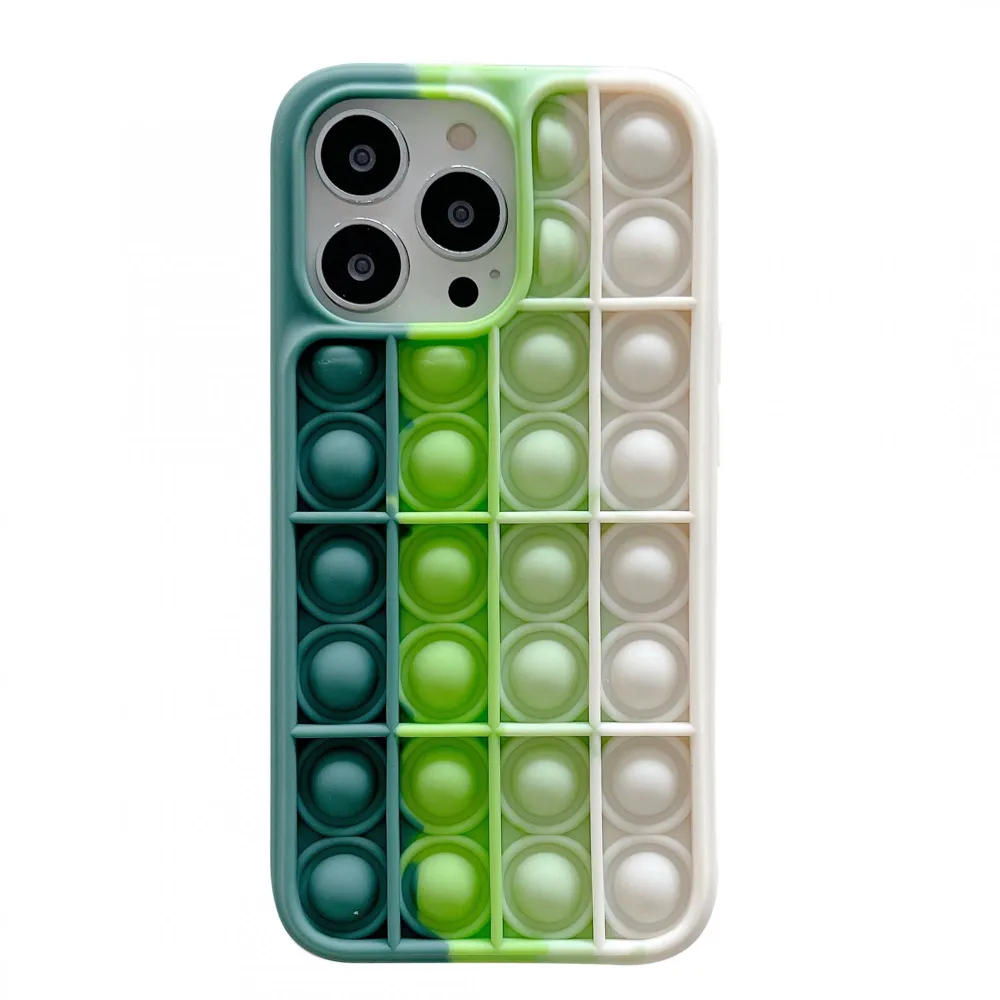 Vivimall Pop It védőtok, Apple iPhone 13 Pro Max kompatibilis, 3-as modell, többszínű