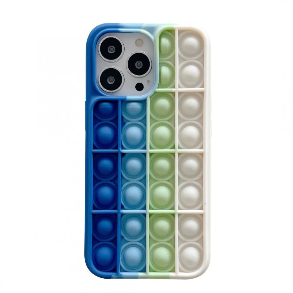 Vivimall Pop It védőtok, kompatibilis az Apple iPhone 13 Pro-val, 6-os modell, többszínű