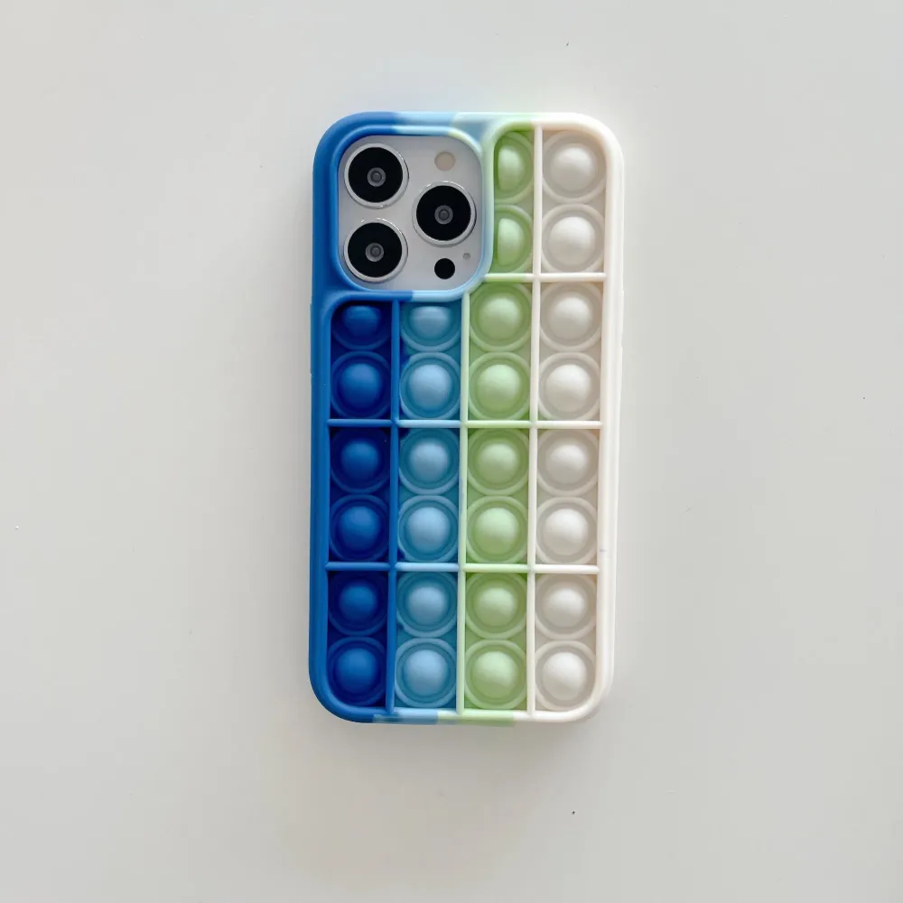 Vivimall Pop It védőtok, kompatibilis az Apple iPhone 13 Pro-val, 6-os modell, többszínű