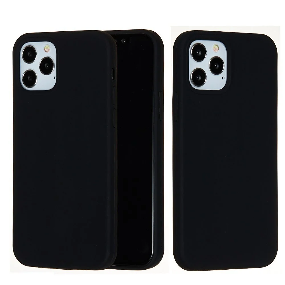 Vivimall védőtok Apple iPhone 7/8/SE 2 (2020) telefonhoz, matt TPU, fekete