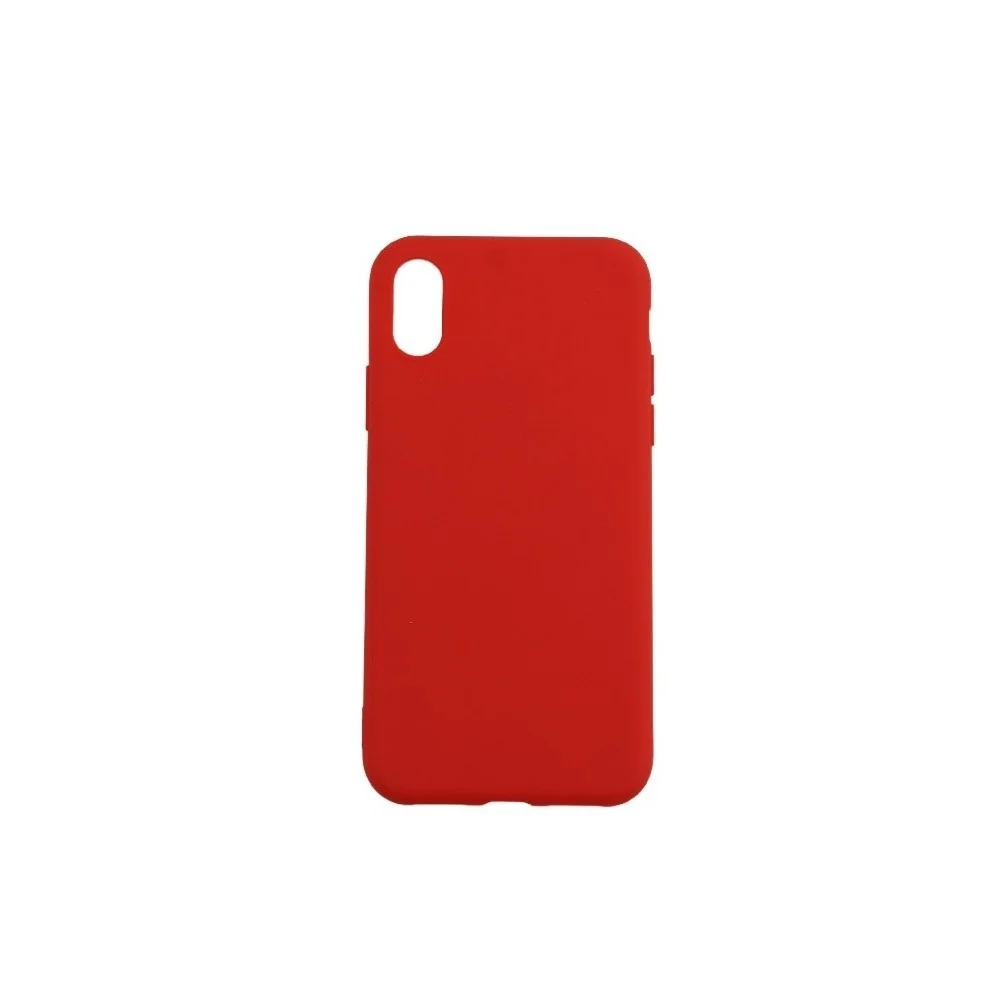 Vivimall védőtok Apple iPhone XR kompatibilis, matt TPU, piros