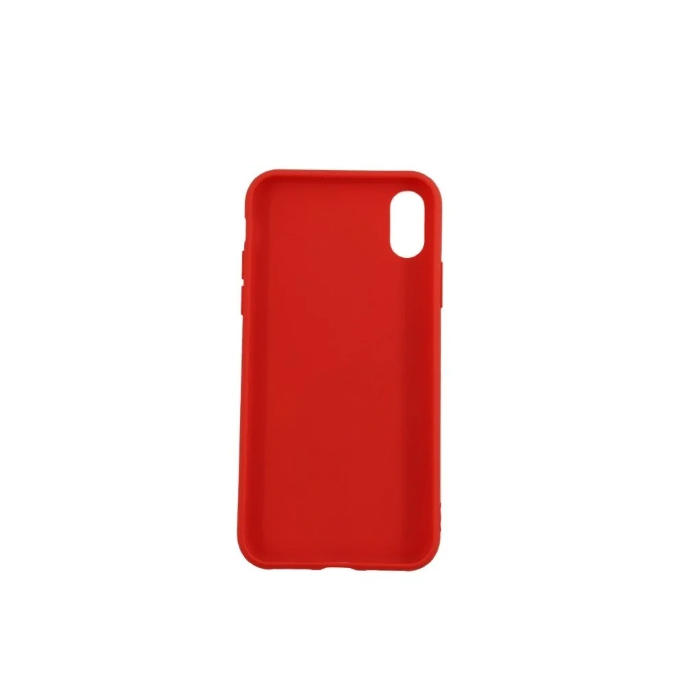 Vivimall védőtok Apple iPhone XR kompatibilis, matt TPU, piros