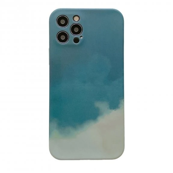 Vivimall védőtok Apple iPhone XR kompatibilis Tpu Ombre, zöld/fehér