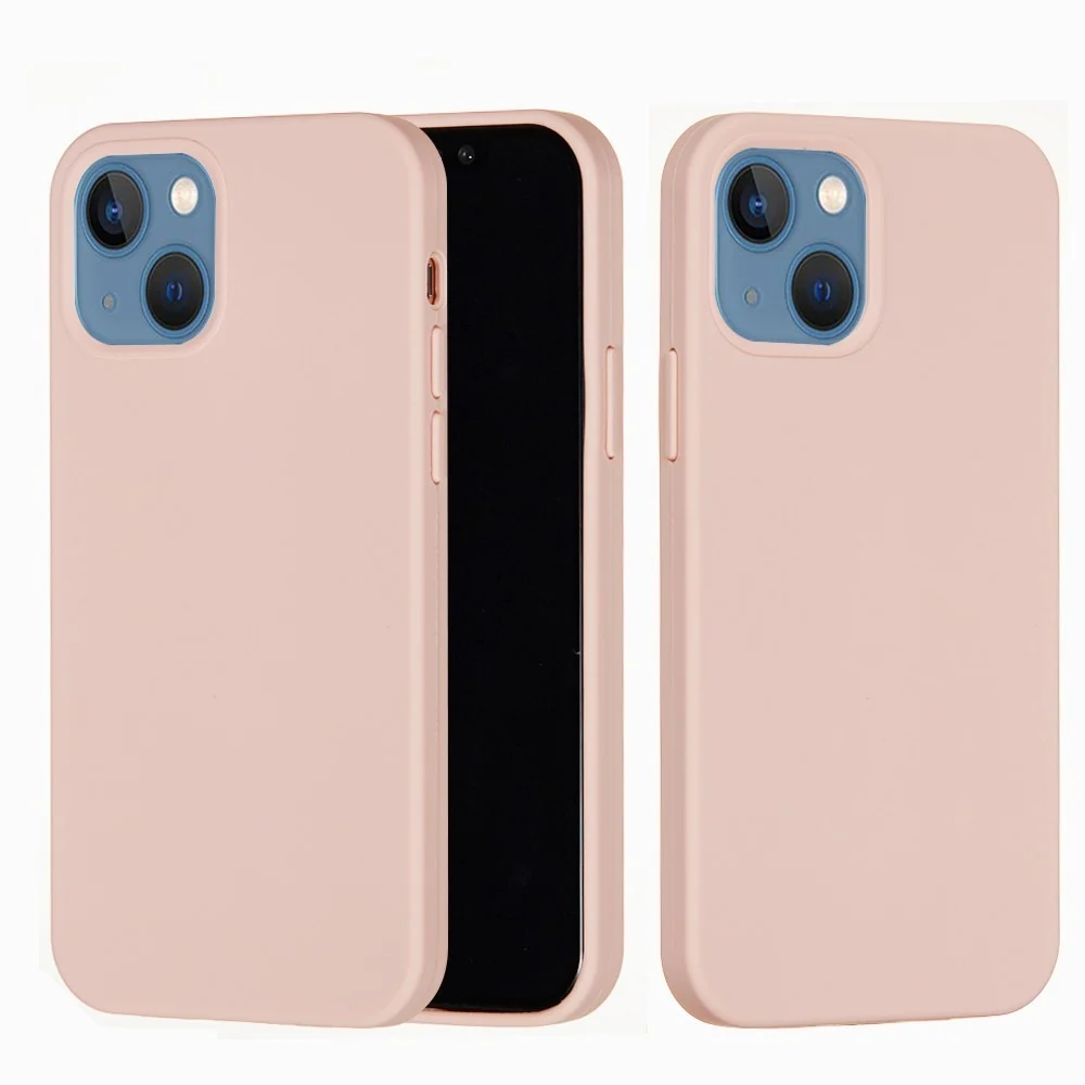 Vivimall védőtok Apple iPhone 13 Mini Liquid Silicone rózsaszín