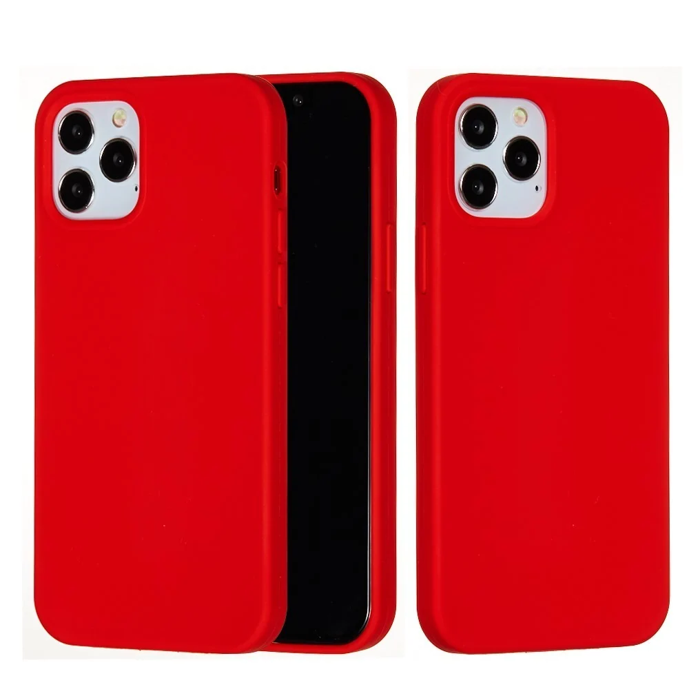 Vivimall védőtok Apple iPhone 13 Mini Liquid Silicone kompatibilis, piros