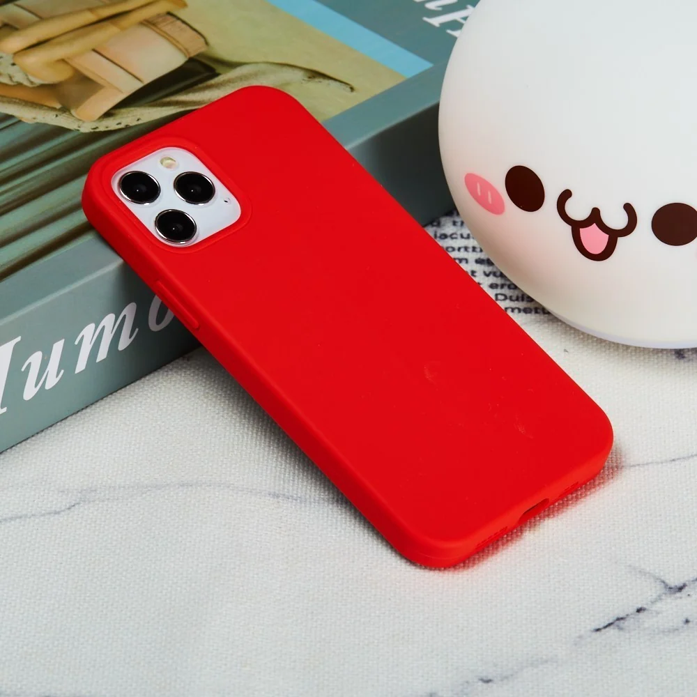 Vivimall védőtok Apple iPhone 13 Mini Liquid Silicone kompatibilis, piros