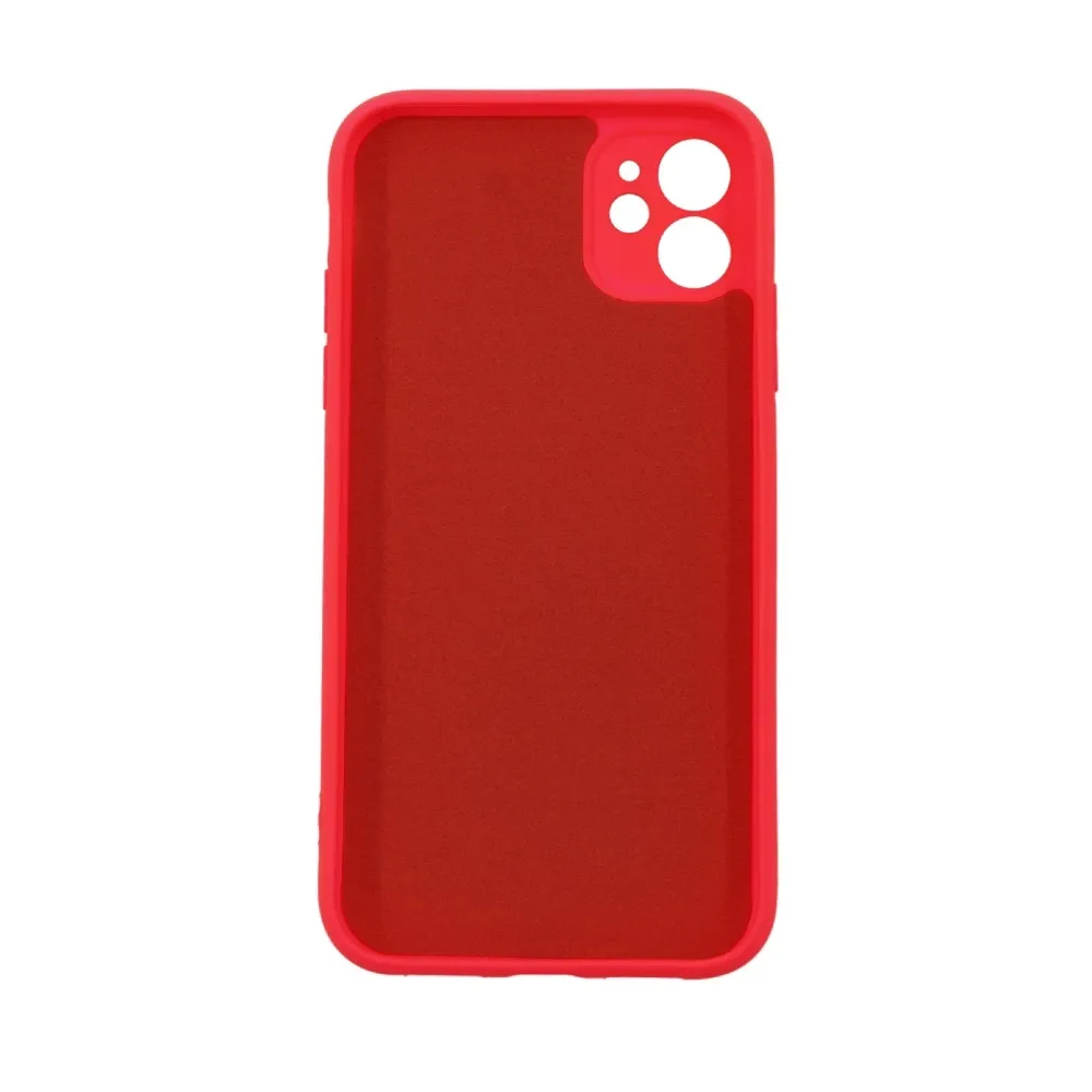 Vivimall védőtok Apple iPhone 12 Mini Liquid Silicone Case, fukszia színben