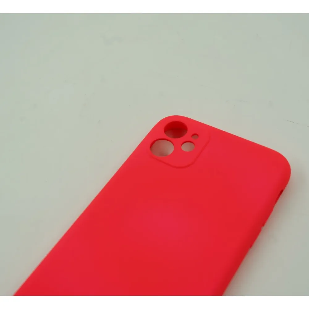 Vivimall védőtok Apple iPhone 12 Mini Liquid Silicone Case, fukszia színben