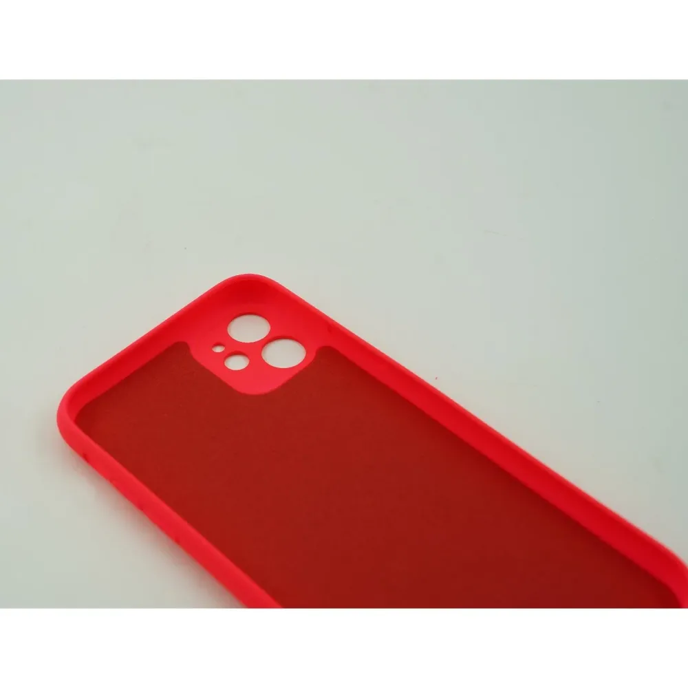 Vivimall védőtok Apple iPhone 12 Mini Liquid Silicone Case, fukszia színben