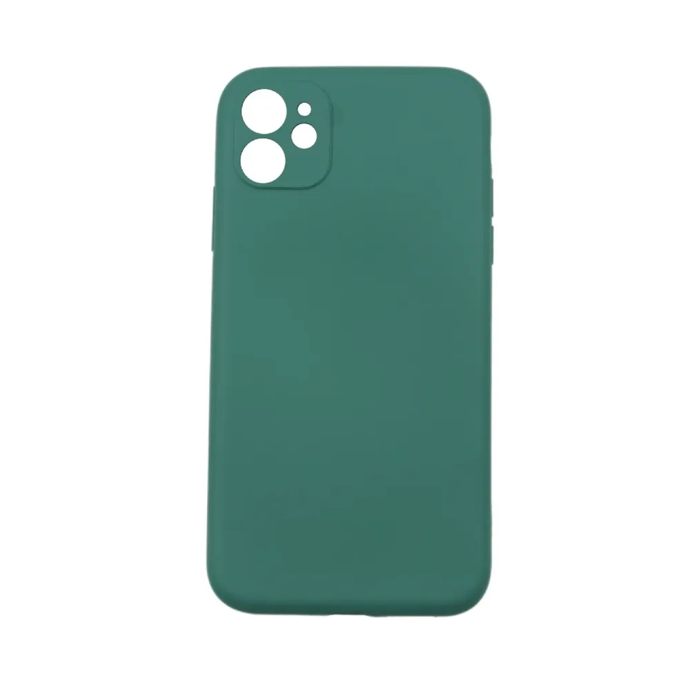 Vivimall védőtok Apple iPhone 12 Mini Liquid Silicone Case kompatibilis, zöld