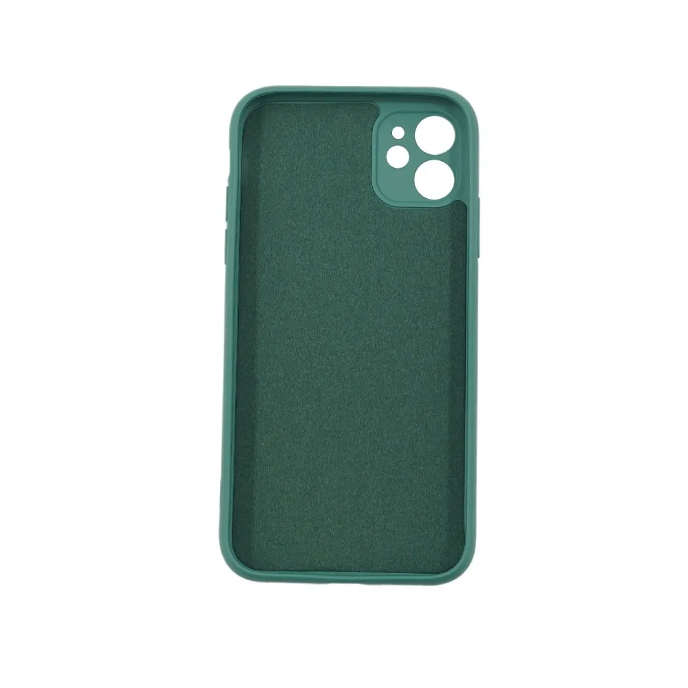 Vivimall védőtok Apple iPhone 12 Mini Liquid Silicone Case-hez, zöld