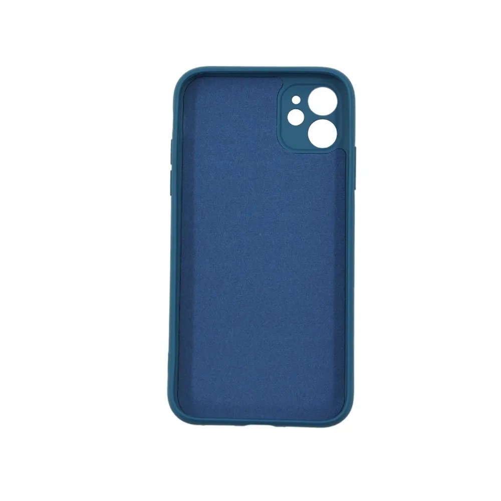 Vivimall védőtok Apple iPhone 12 Mini Liquid Silicone Case kompatibilis, sötétkék
