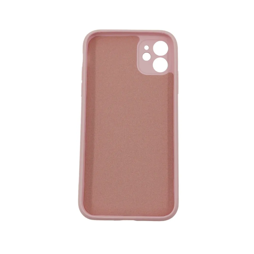 Vivimall védőtok Apple iPhone 12 Mini Liquid Silicone Case, rózsaszín színű