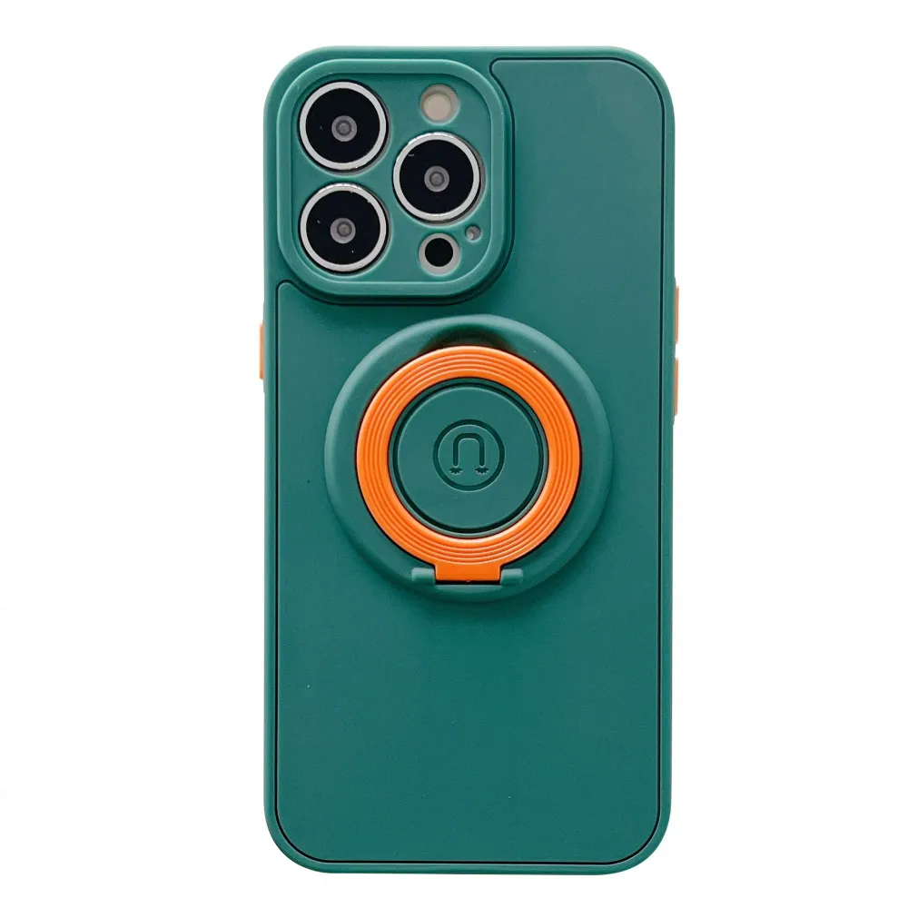 Vivimall védőtok Apple iPhone 13 Mini Mag Safe Silicone zöld színben