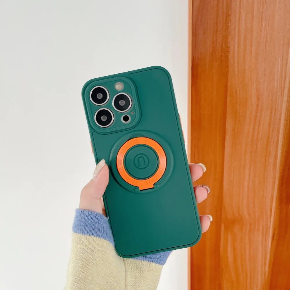 Vivimall védőtok Apple iPhone 13 Mini Mag Safe Silicone zöld színben