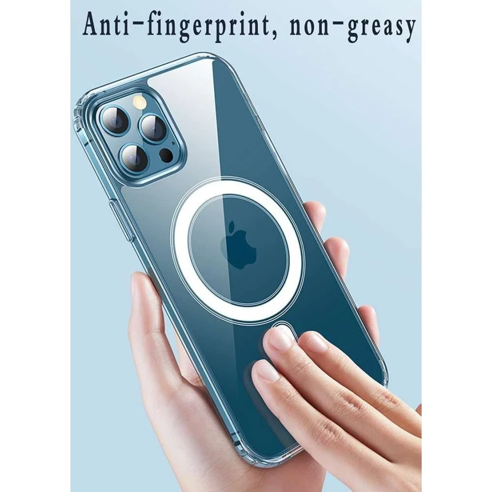 Vivimall védőtok Apple iPhone 12 Mini Mag Safe Silicone Transparent kompatibilis