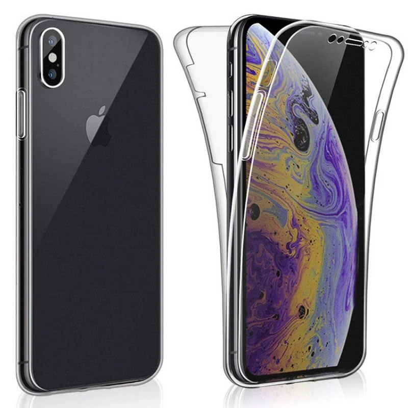 Vivimall® védőtok Apple iPhone 7 Plus/8 Plus Full Tpu 360 átlátszó