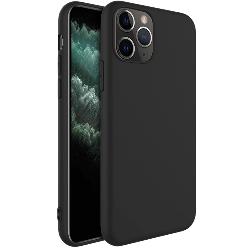 Vivimall védőtok Apple iPhone 13 Pro kompatibilis, matt TPU, fekete