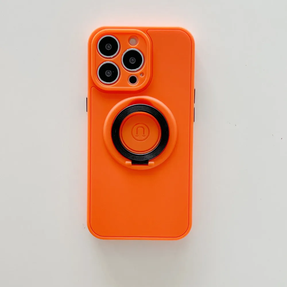 Vivimall védőtok Apple iPhone 13 Pro Mag Safe szilikon, narancssárga kompatibilis
