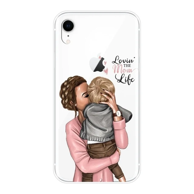 Vivimall védőtok Apple iPhone 13 Pro Max Glass print Lovin Mom Multicolor kompatibilis