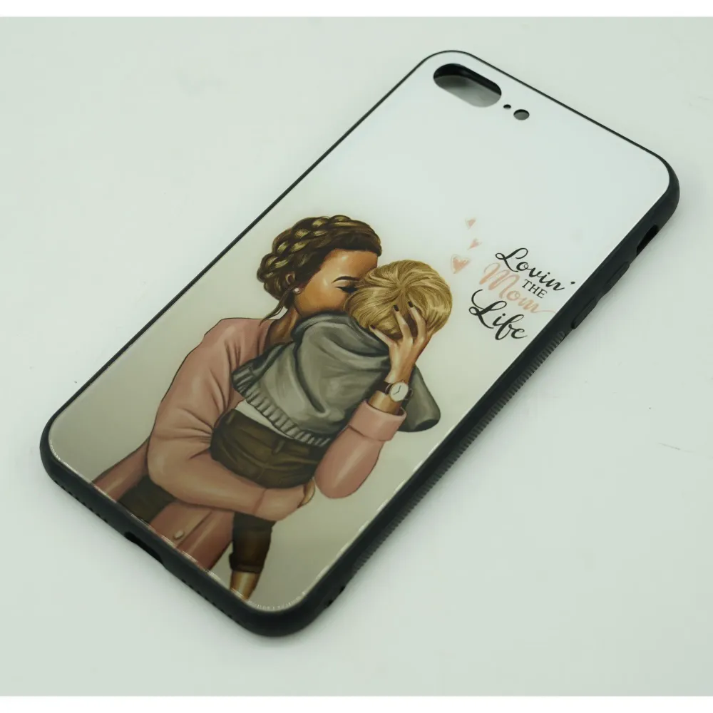 Vivimall védőtok Apple iPhone 13 Pro Max Glass print Lovin Mom Multicolor kompatibilis