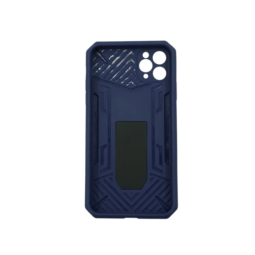 Vivimall védőtok Apple iPhone 11 Pro Max Defender Sergeant Brave állvánnyal, sötétkék
