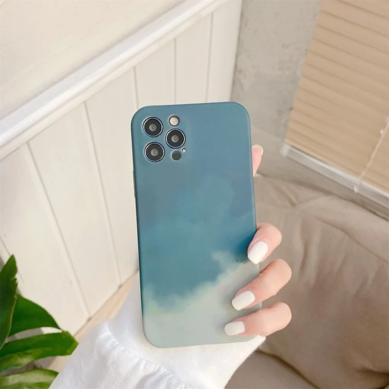 Vivimall védőtok Apple iPhone 11 Pro Max Tpu Ombre, zöld/fehér színben
