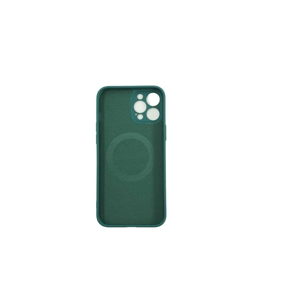 Vivimall védőtok Apple iPhone 12 Pro Max Mag Safe szilikon, zöld