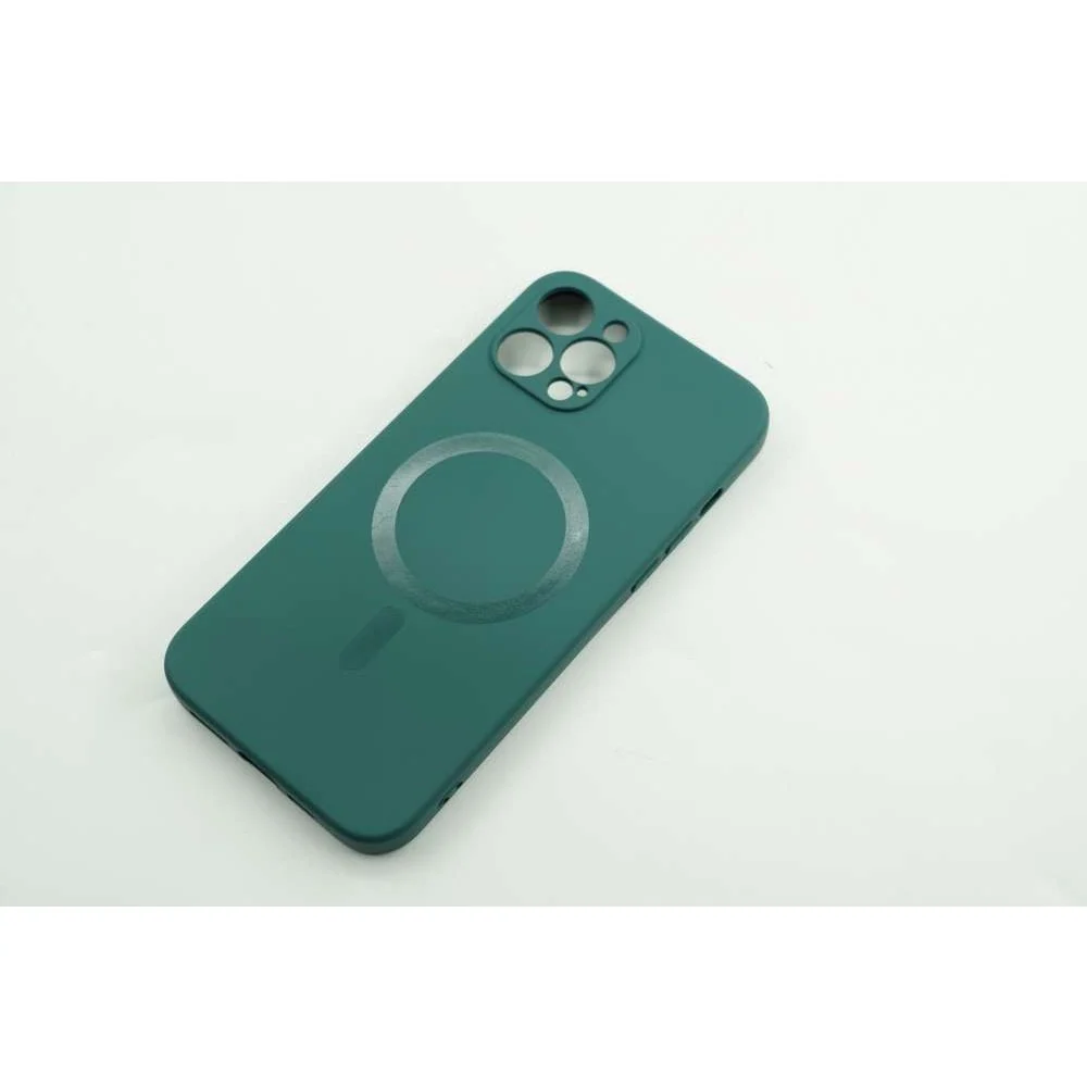 Vivimall védőtok Apple iPhone 12 Pro Max Mag Safe szilikon, zöld