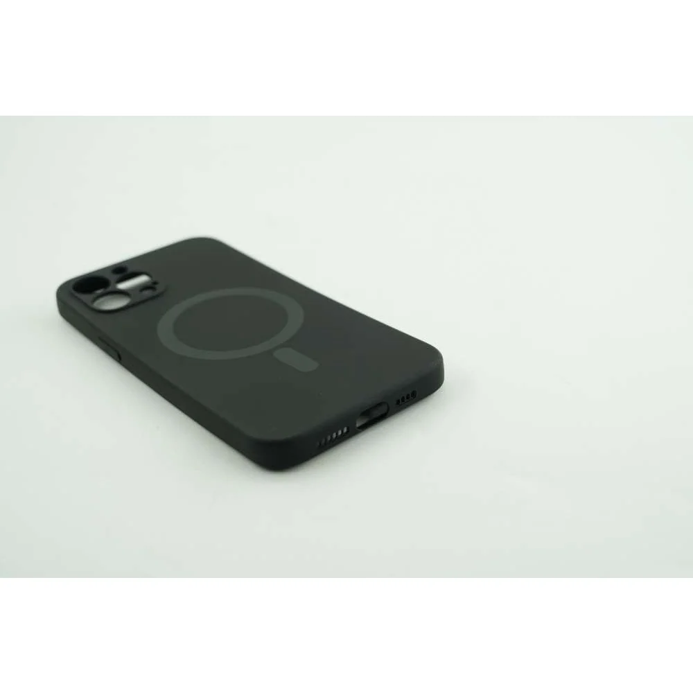 Vivimall védőtok Apple iPhone 12 Pro Max Mag Safe Silicone kompatibilis, fekete