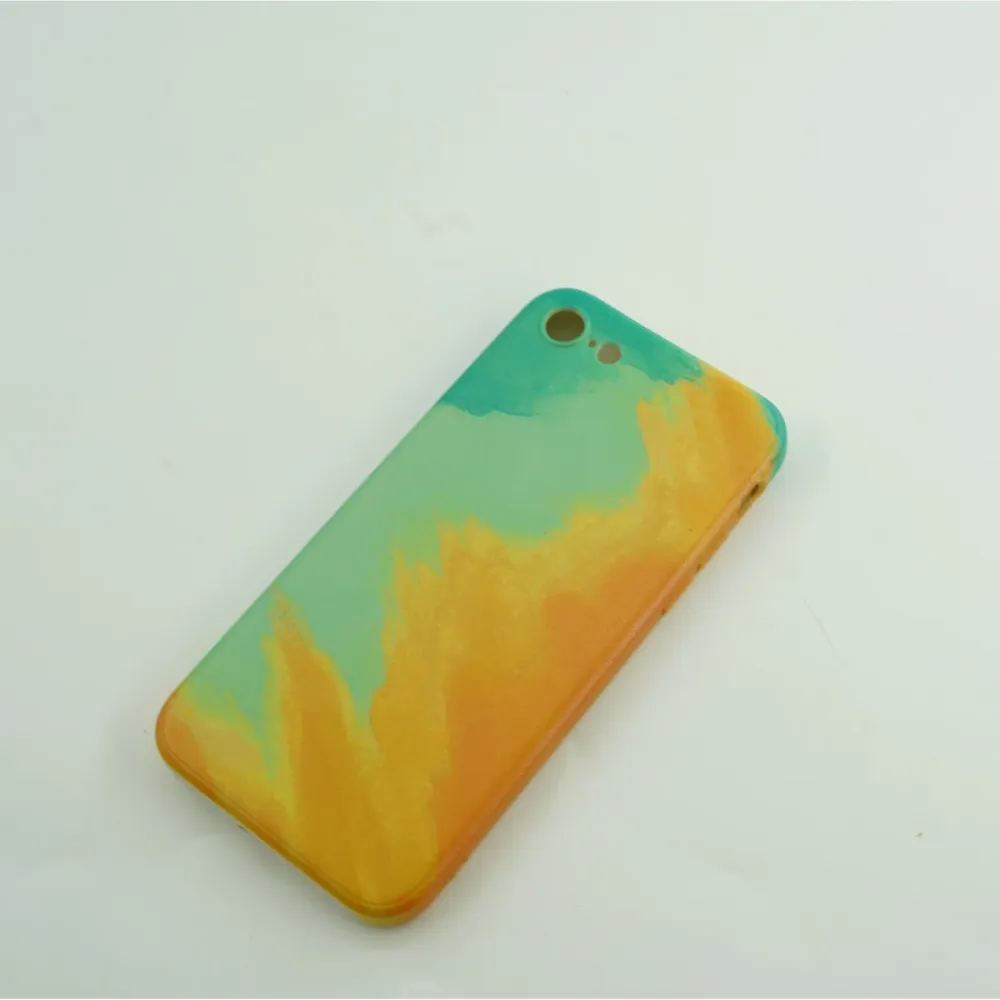 Vivimall védőtok Apple iPhone 11 Tpu Ombre kompatibilis, zöld/sárga