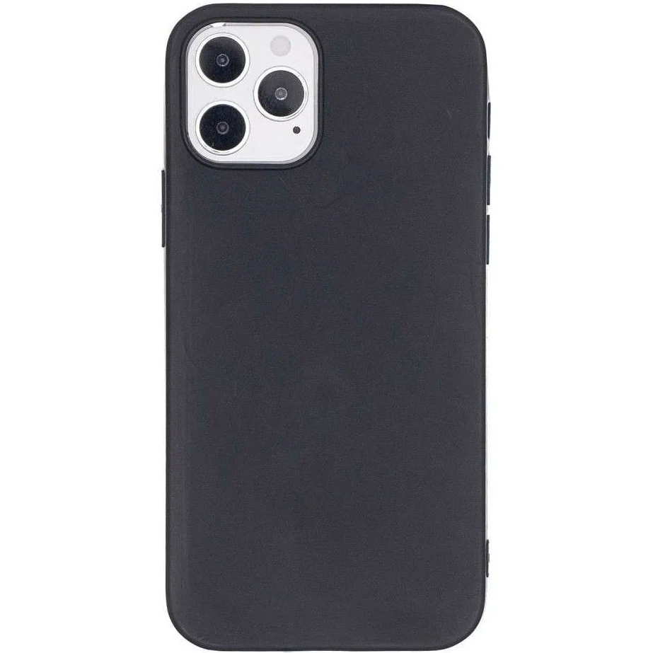 Vivimall védőtok Apple iPhone X-hez, matt TPU, flexibilis, fekete