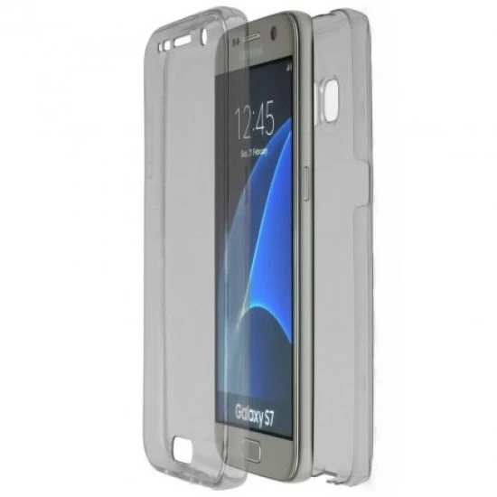 Vivimall® védőtok Samsung A7 2017 Full Tpu 360, fekete