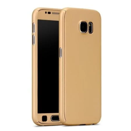 Vivimall védőtok Samsung Galaxy A5 2017 Full Cover 360 Arany színben + Védőfólia
