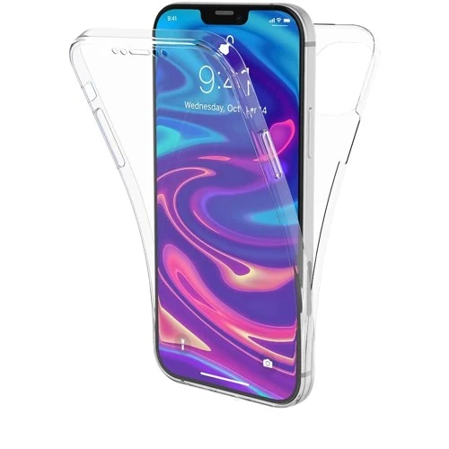 Vivimall védőtok, Samsung Note 8 kompatibilis, teljes TPU 360, átlátszó