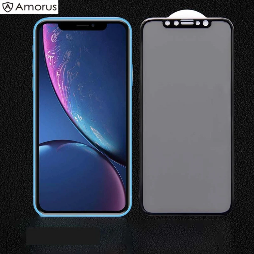 Vivimall® üvegfólia Apple iPhone Xs Max 111D Fekete (ugyanaz, mint 11 Pro Max, Inaktív)