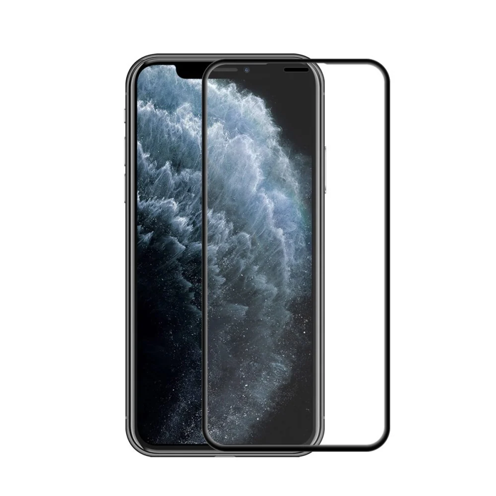Vivimall® üvegfólia Apple iPhone 11 Pro Max/XS Max 111D Fekete