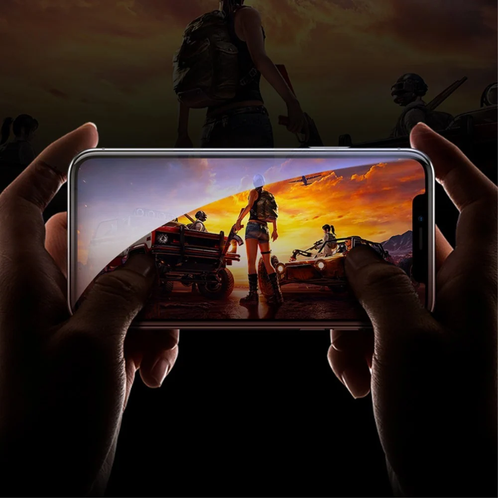 Vivimall® üvegfólia Apple iPhone 11 Pro/XS 111D Fekete