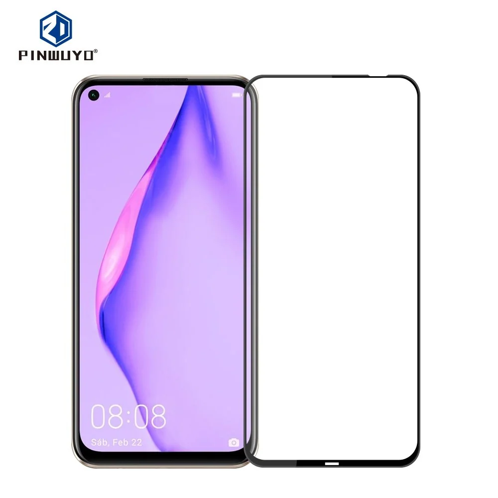Vivimall® üvegfólia Huawei P40 Lite 111D, fekete