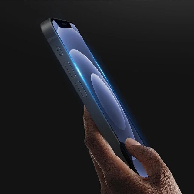 Vivimall® üvegfólia, kompatibilis Apple iPhone 13 Mini 111D Fekete