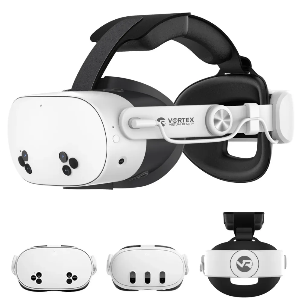 VortexVR Elite Strap 10000 mAh akkumulátorral | Meta Quest 3S & Quest 3 modellekhez