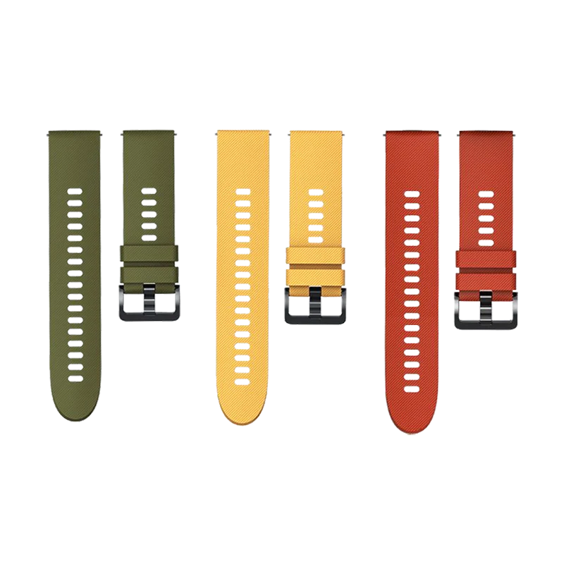 Mi Watch Strap (3-pack) (Olive, Yellow, Orange)