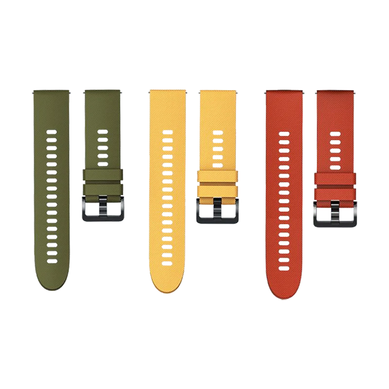 Mi Watch Strap (3-pack) (Olive, Yellow, Orange)